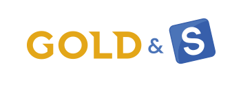 (주)골드앤에스의 기업로고