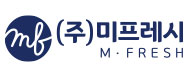(주)미프레시의 기업로고