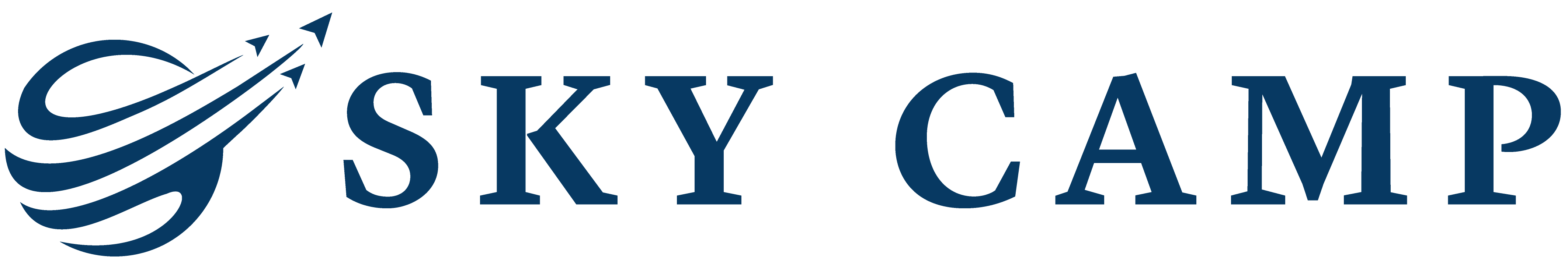 (주)스카이캠프의 기업로고