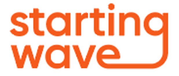 (주)스타팅웨이브의 기업로고