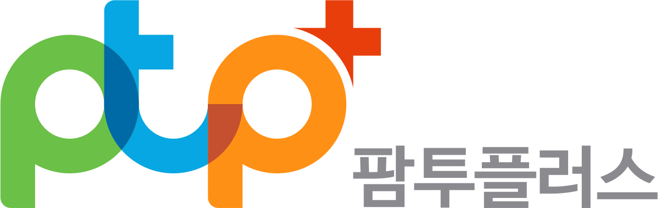 (주)팜투플러스의 기업로고