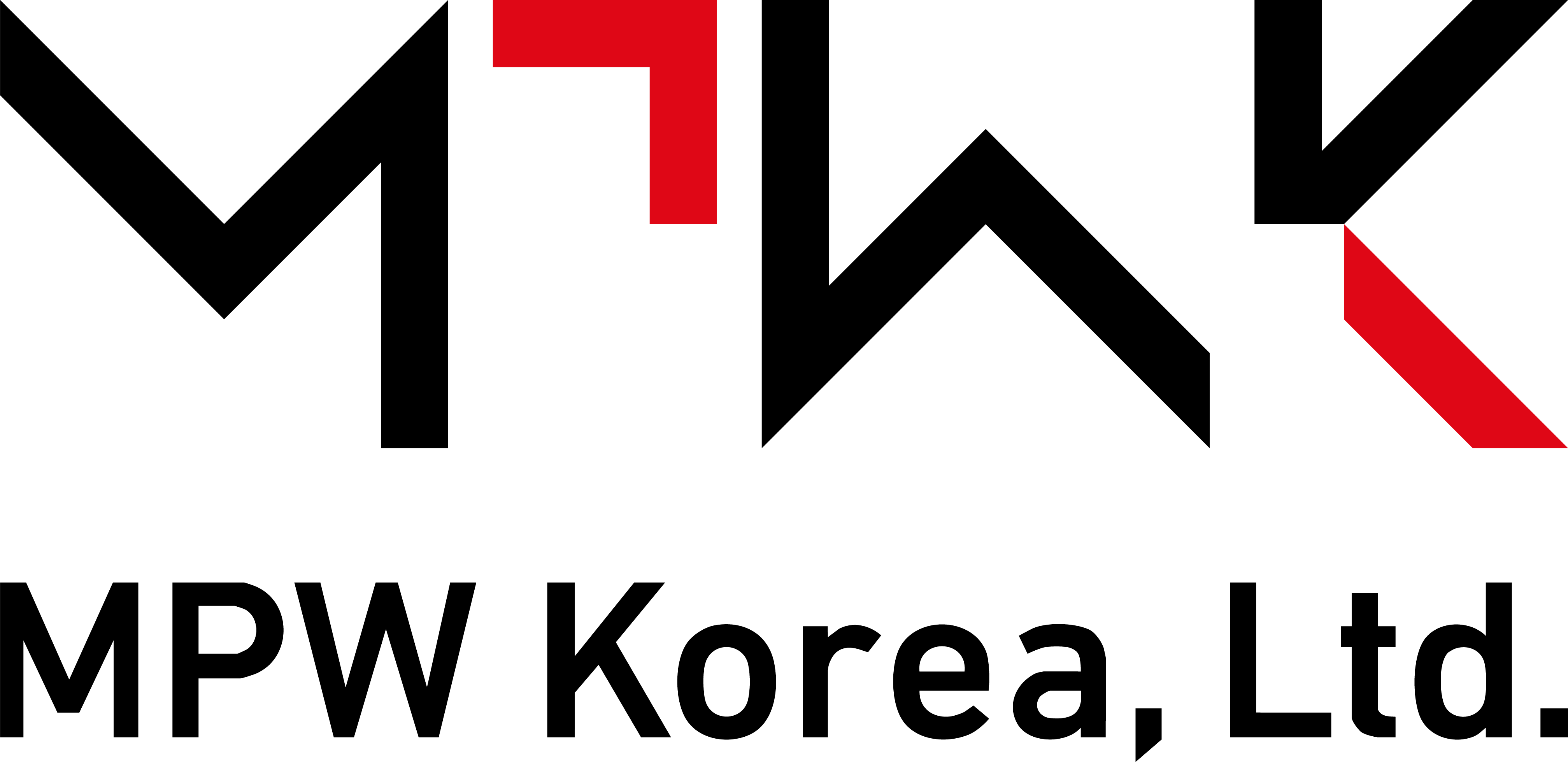 엠피더블유코리아(주)의 기업로고