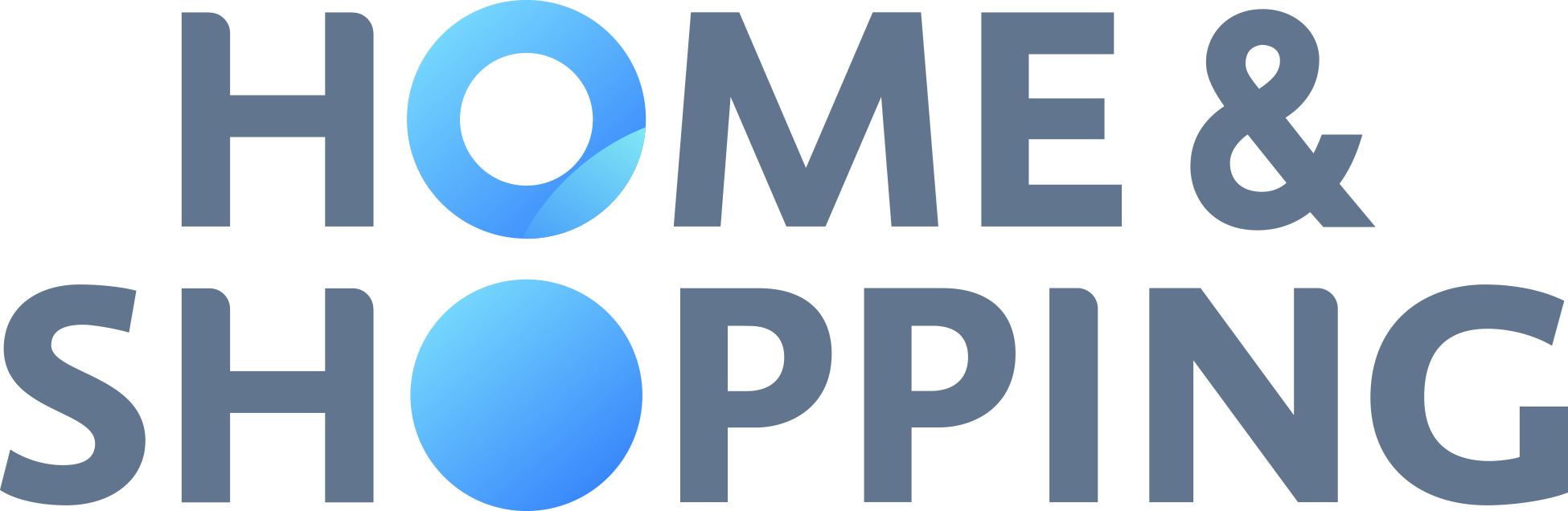 (주)홈앤쇼핑의 기업로고