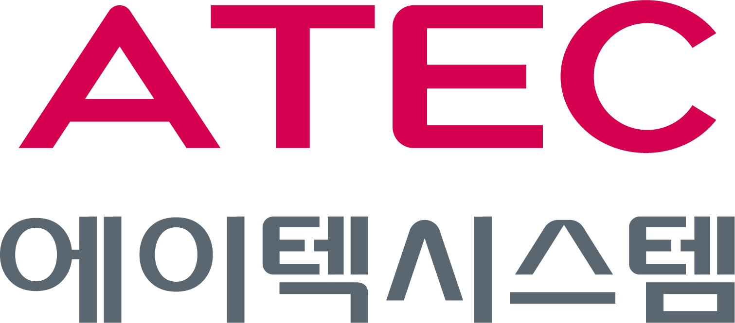 (주)에이텍시스템의 기업로고