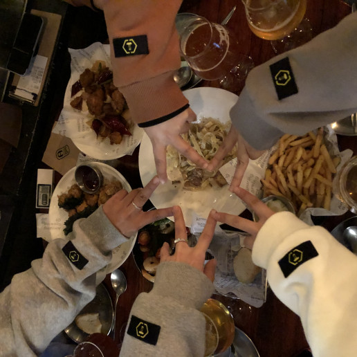 창립기념 후드자켓