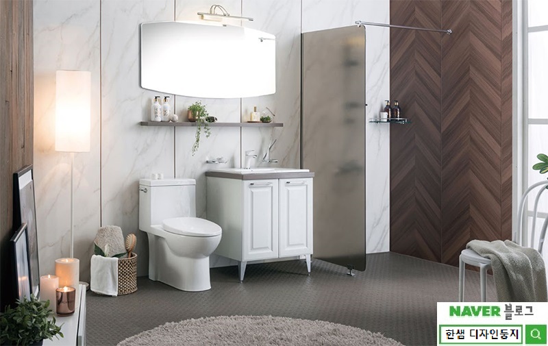 욕실 카라라헤링본