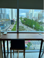 강당, 휴식 광장뷰