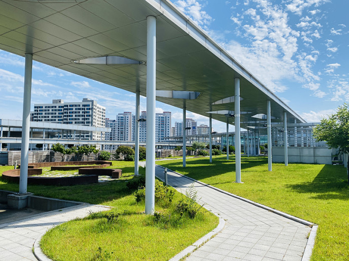 외부 옥상 휴게실