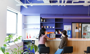 기업 라운지 - 간식제공