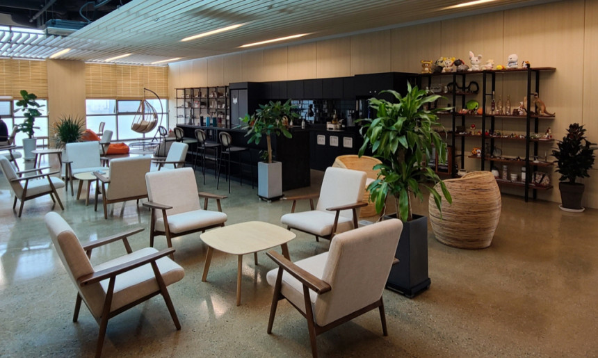 편안한 카페테리아