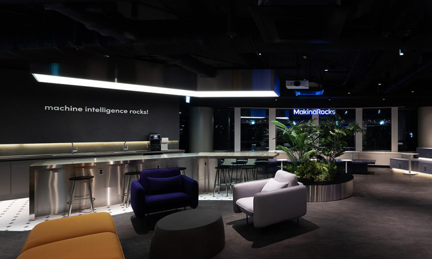 마키나락스 공용라운지 모습