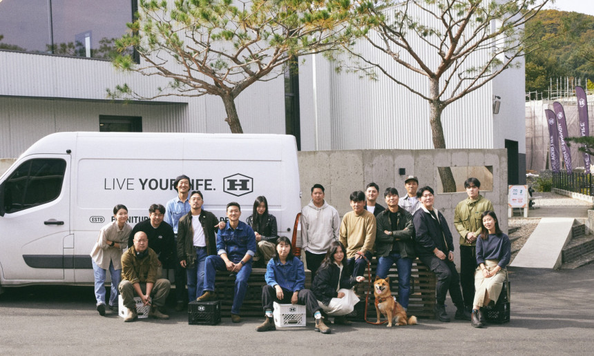 신사옥 이전 기념사진