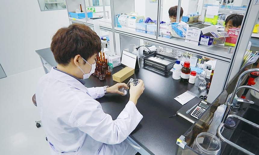 GMP 충주 공장 QC