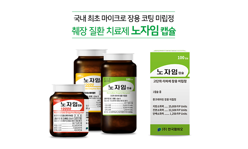 췌장질환 치료제 노자임  