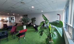 판교 본사 휴게공간