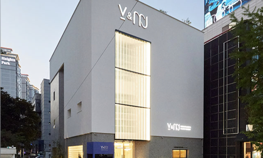 건물 정면 야경