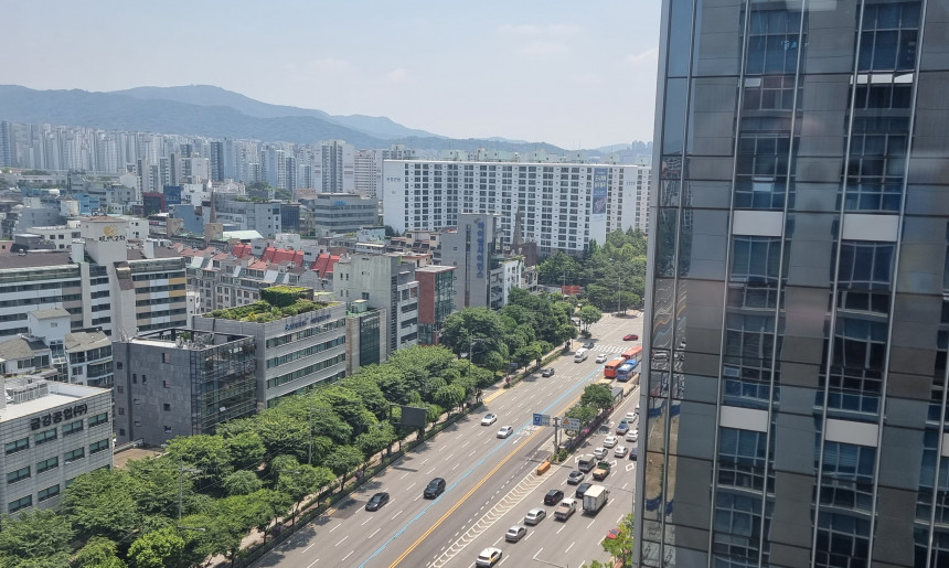 사무실 외부전경 (송파대로)