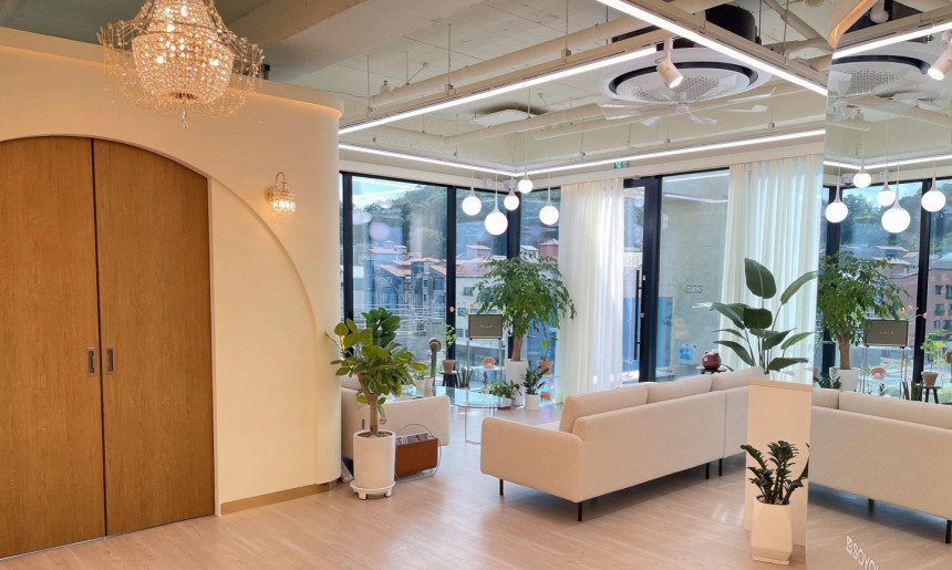 소유메이크업 휴게실로비