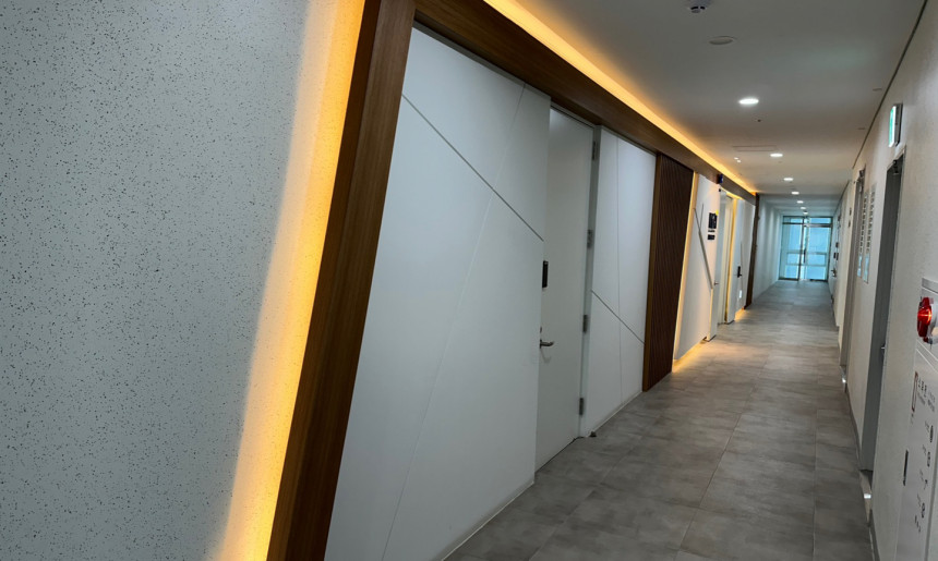 회사 전경(6개호실 사용중)