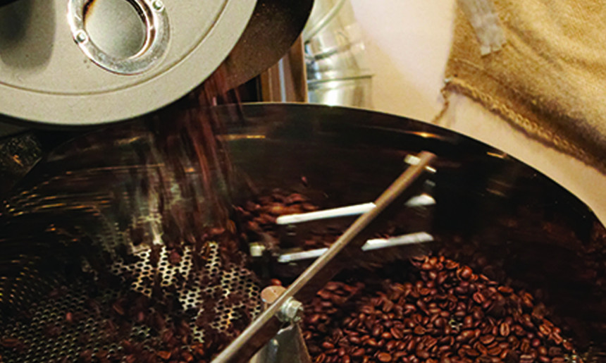 매장에서 직접 로스팅