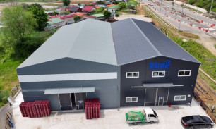 회사 외부경관(드론촬영)