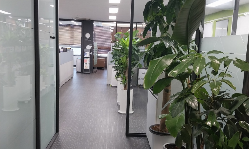 (주)스마일모아 출입구 통로