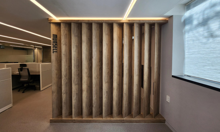 먼셀본사 1층 입구