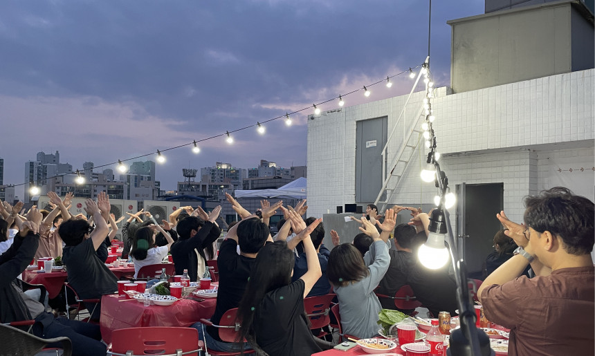 옥상바베큐파티