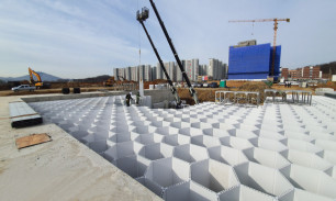 빗물저류조 공사현장