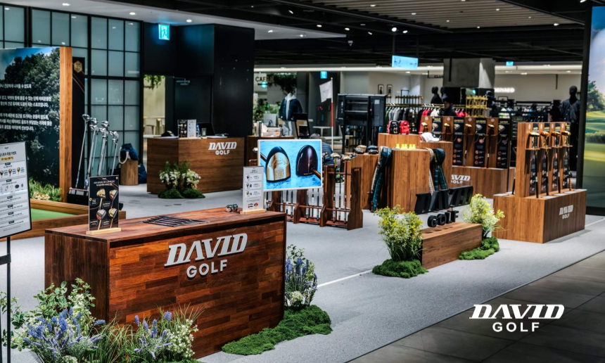 데이비드골프 팝업스토어 현장