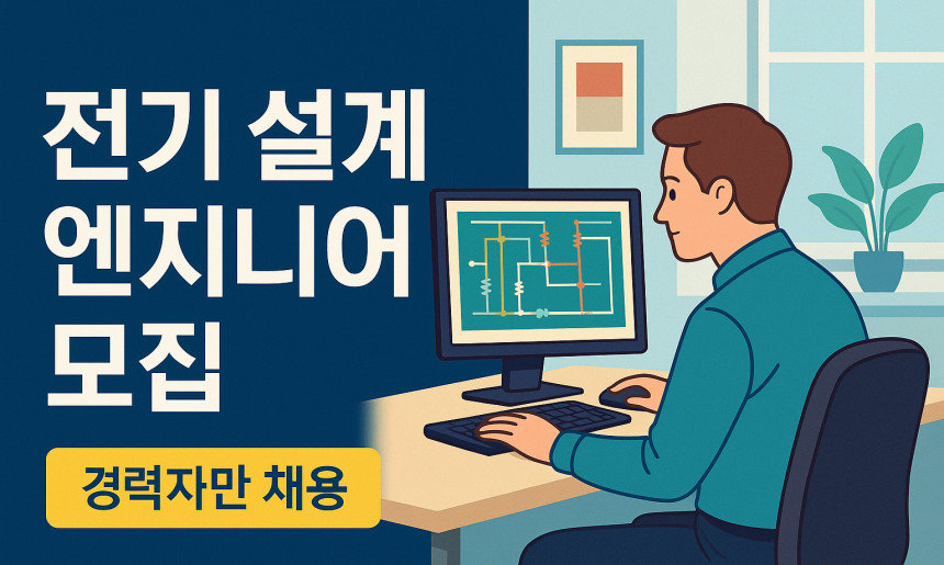 전기설계 채용 이미지