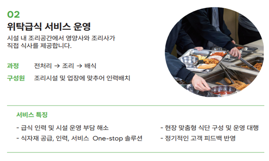 위탁급식 서비스