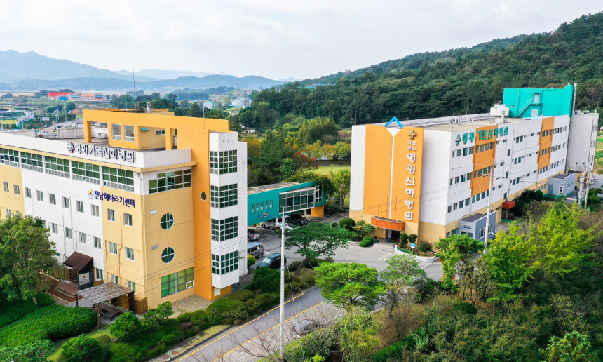 영광기독신하병원 전경